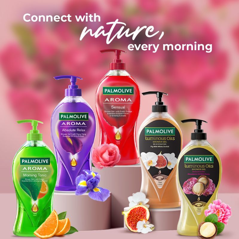 Ginseng, Rose & Orange Essential Oil Aroma Pure Sensual - Soothing & Brightening Body Shower Gel