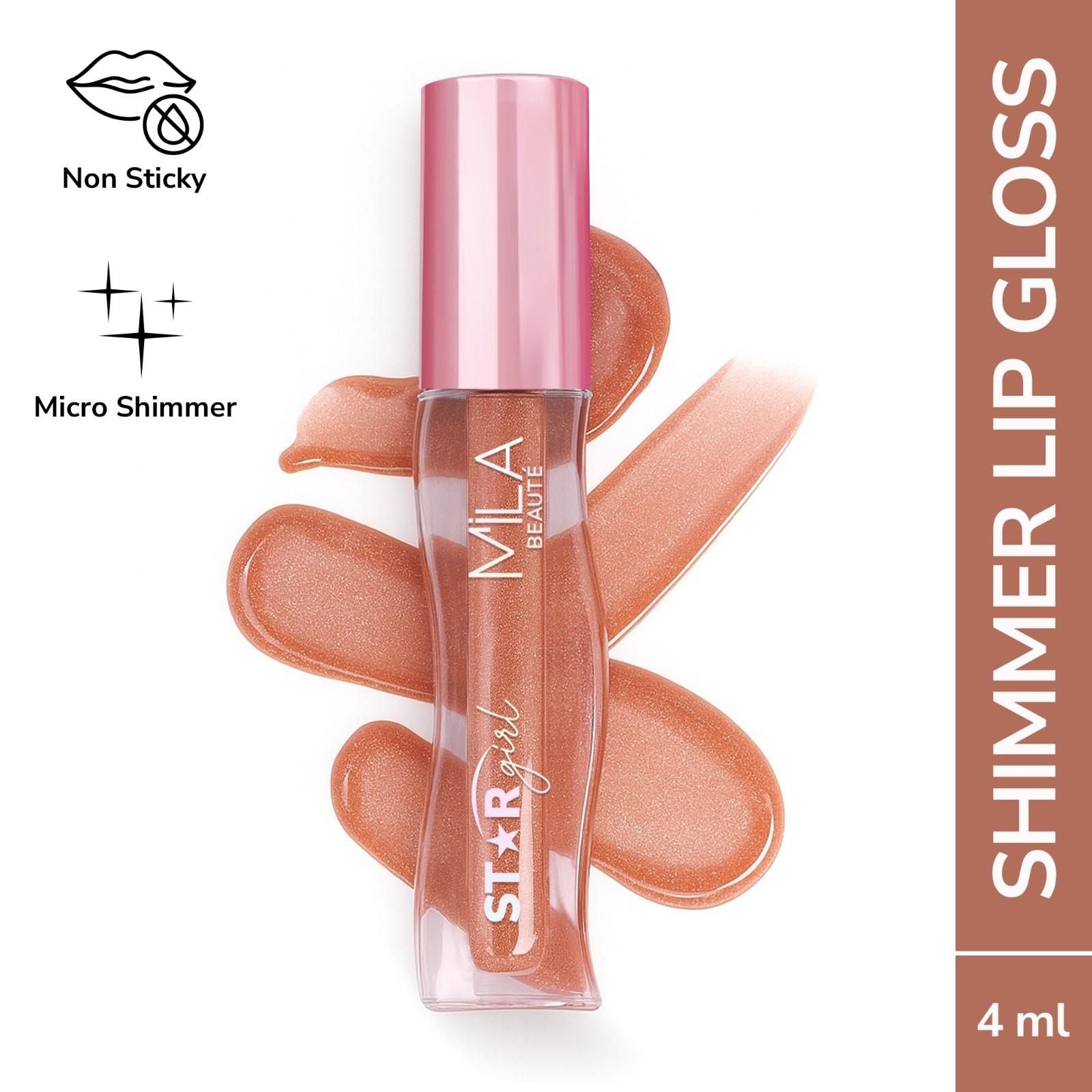 Star Girl Lip Gloss With Peptides Collagen & Micro Shimmers - Moonlight