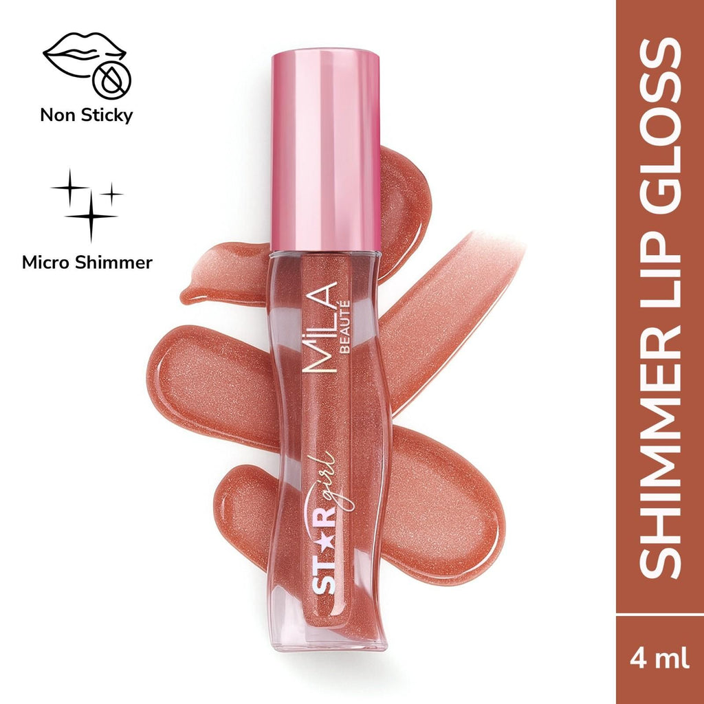 Star Girl Lip Gloss With Peptides Collagen & Micro Shimmers - Glow Dust