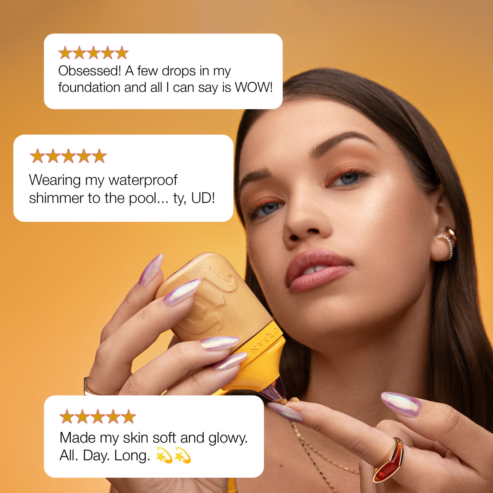 Face Bond Luminizer Waterproof Glow Drops For Face + Body
