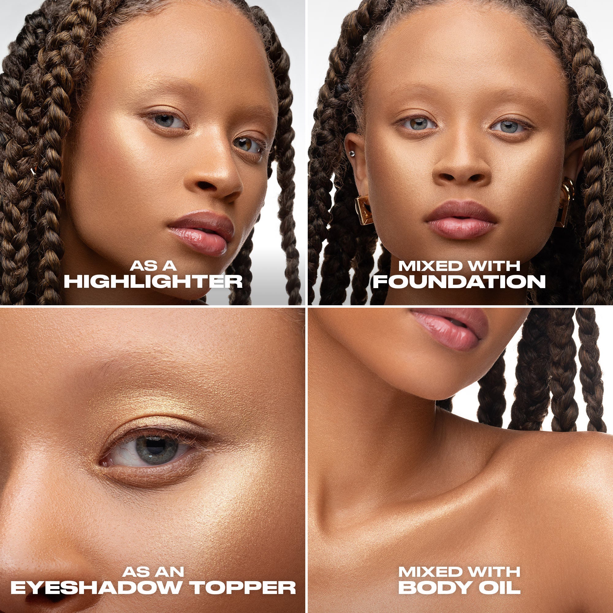 Face Bond Luminizer Waterproof Glow Drops For Face + Body