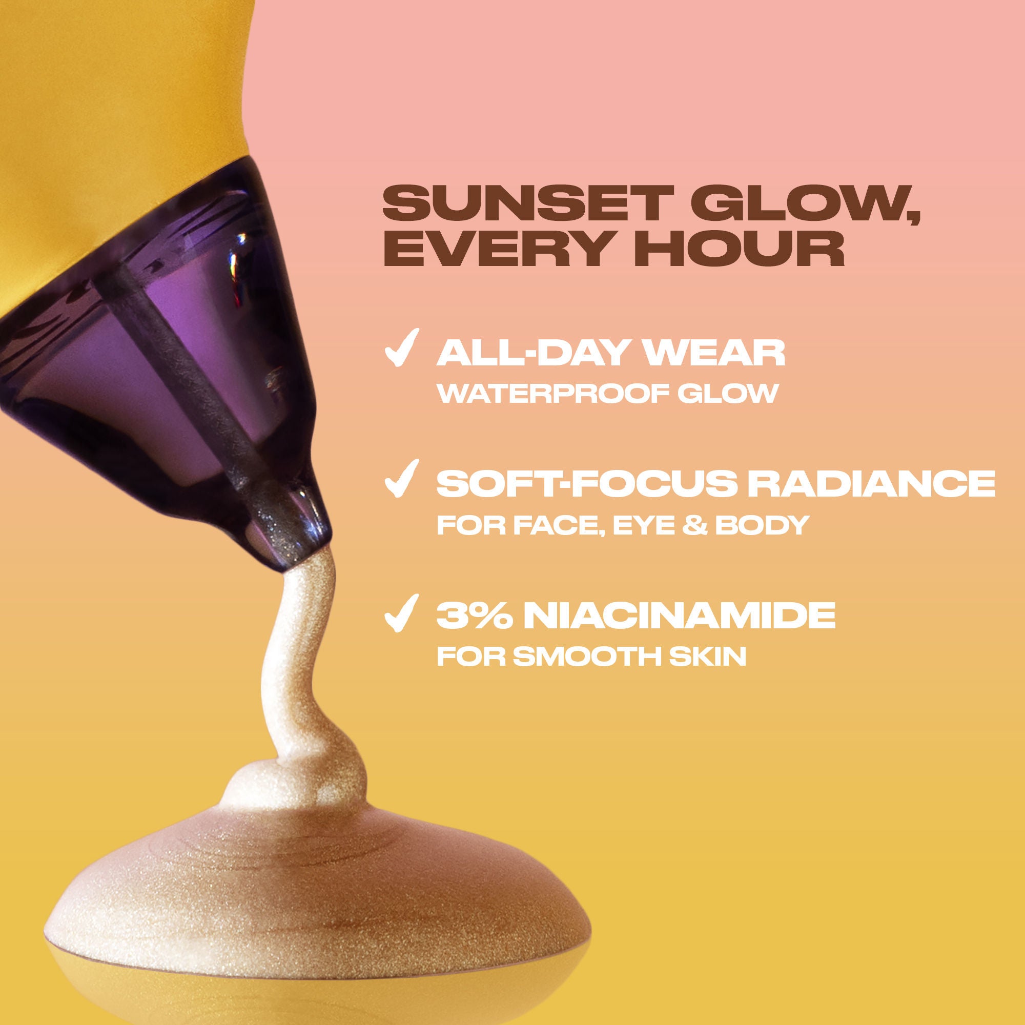 Face Bond Luminizer Waterproof Glow Drops For Face + Body