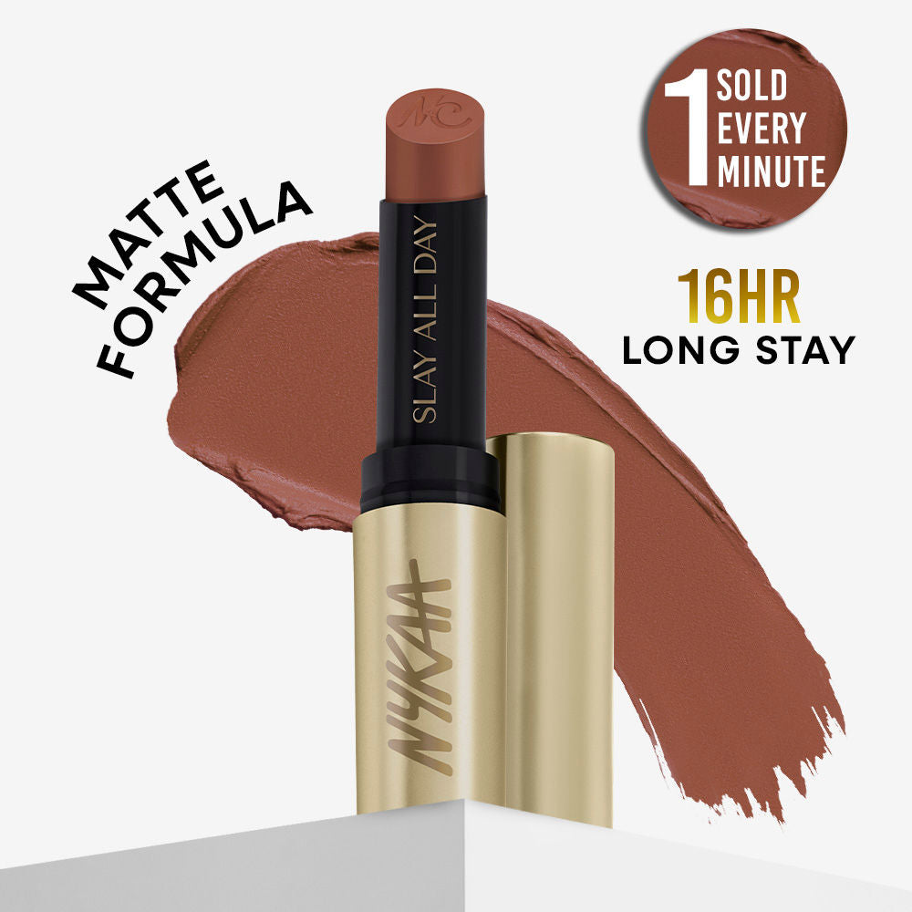 Nykaa Matte to Last No Transfer Long Lasting Lipstick - Bon Bon
