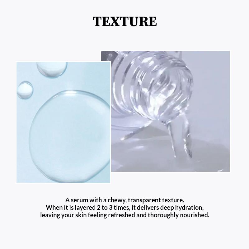 Glacier Water Hyaluronic Acid Serum, Deep Hydration, Plumps Skin & Locks Moisture