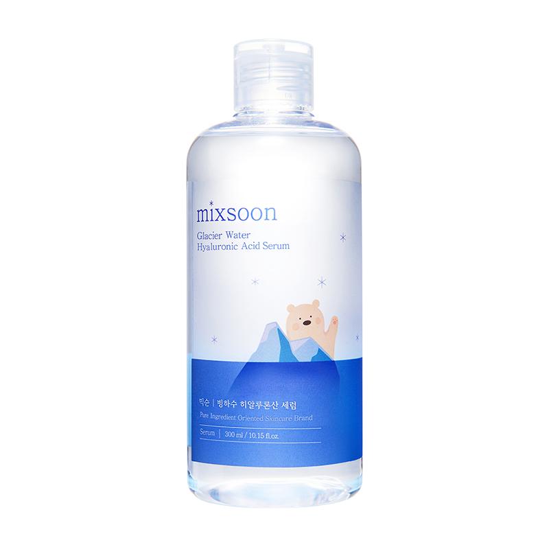 Glacier Water Hyaluronic Acid Serum, Deep Hydration, Plumps Skin & Locks Moisture
