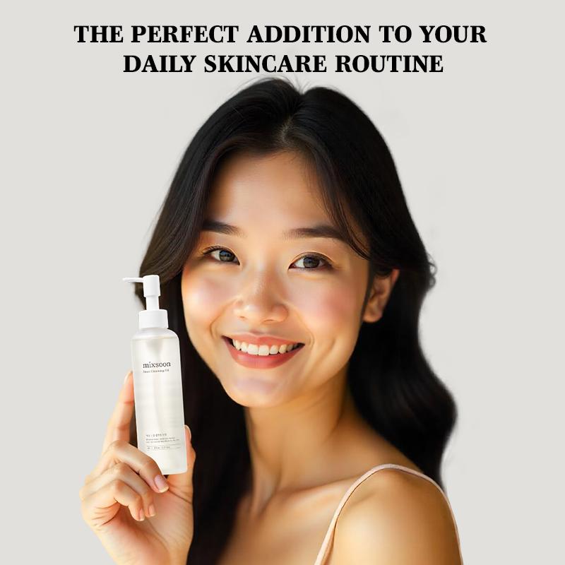 Korean Bean Cleansing Oil, Removes Makeup, Nourishes & Hydrates Skin