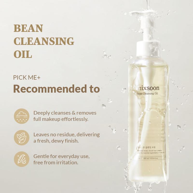 Korean Bean Cleansing Oil, Removes Makeup, Nourishes & Hydrates Skin