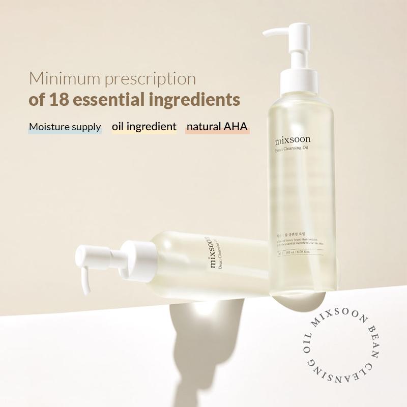 Korean Bean Cleansing Oil, Removes Makeup, Nourishes & Hydrates Skin