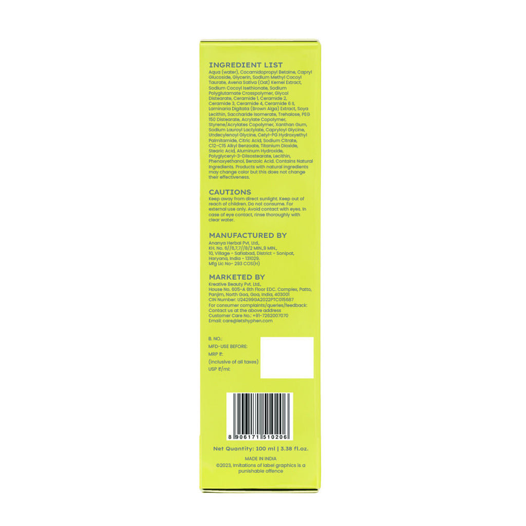 Moisturizing Cream for Dry Skin 2% Ceramides + Polyglutamic Acid Gentle Cleanser