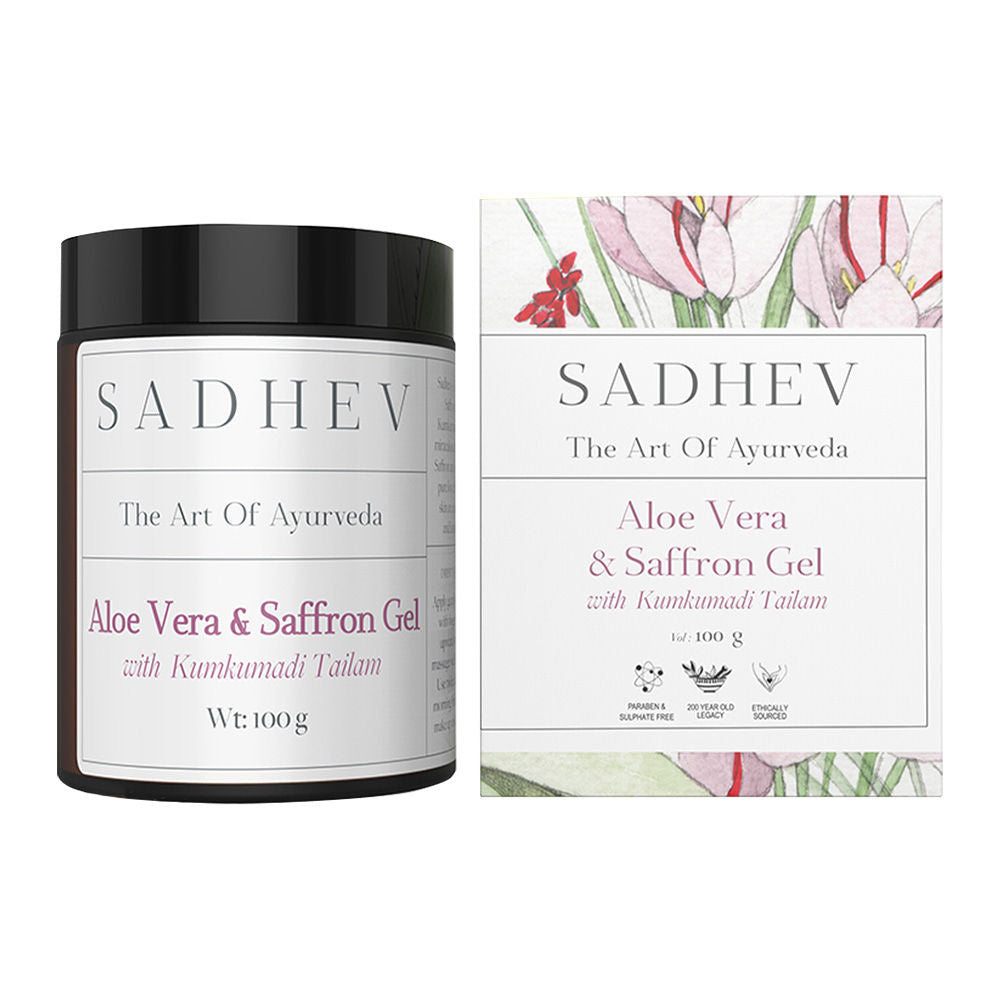 Aloe Vera Gel With Saffron And Kumkumadi Thailam
