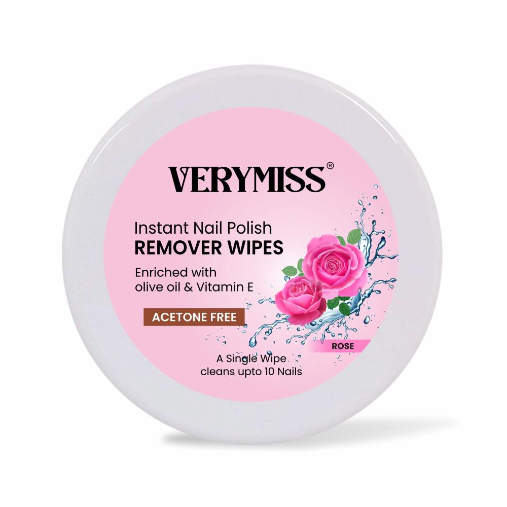 Instant Nail Polish Remover Wipes - 02 Rose