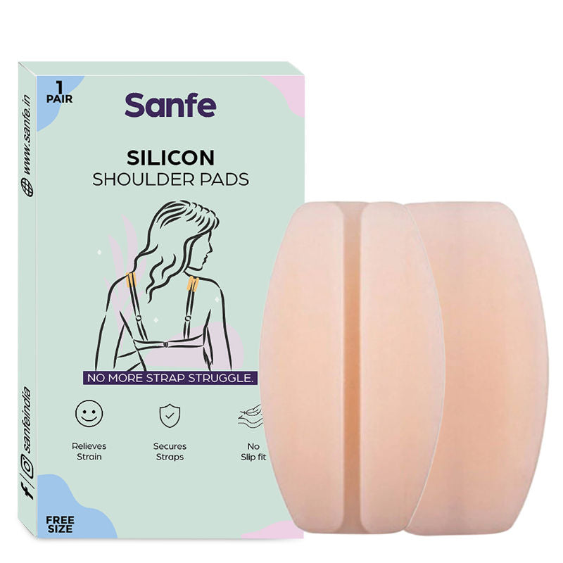 Silicone Shoulder Pads For Women, Bra Pads Inserts, Reusable, Transparent & Non-Slip