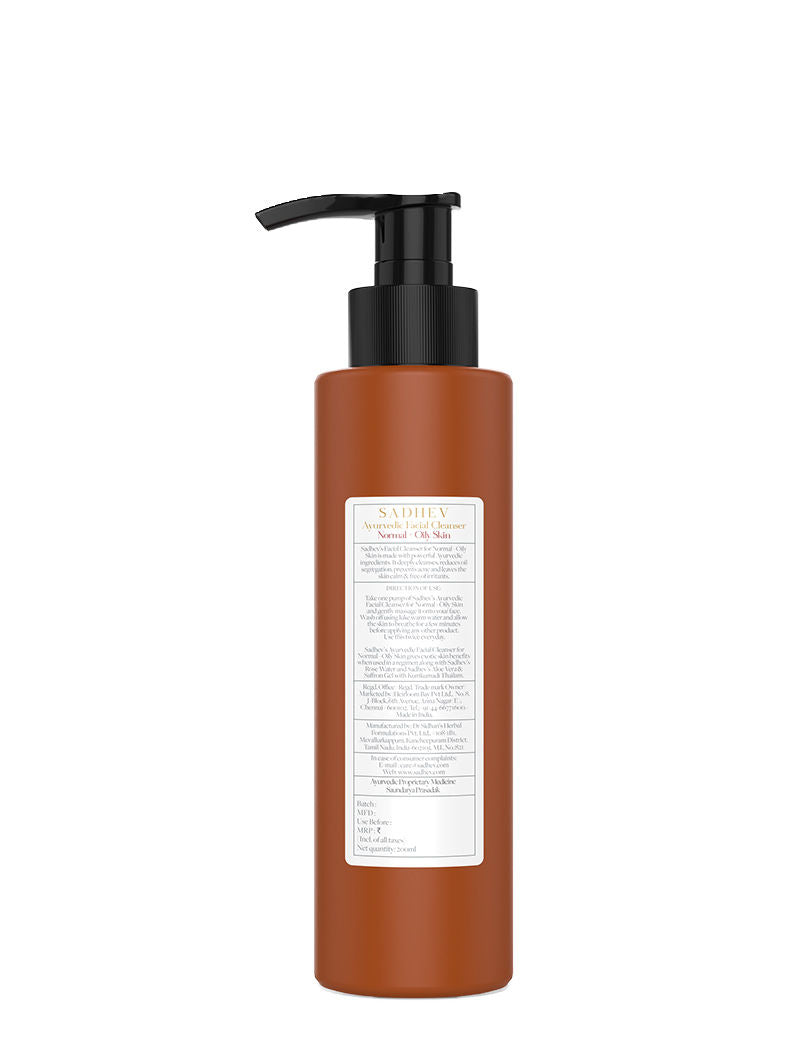 Ayurvedic Facial Cleanser Normal - Oily Skin