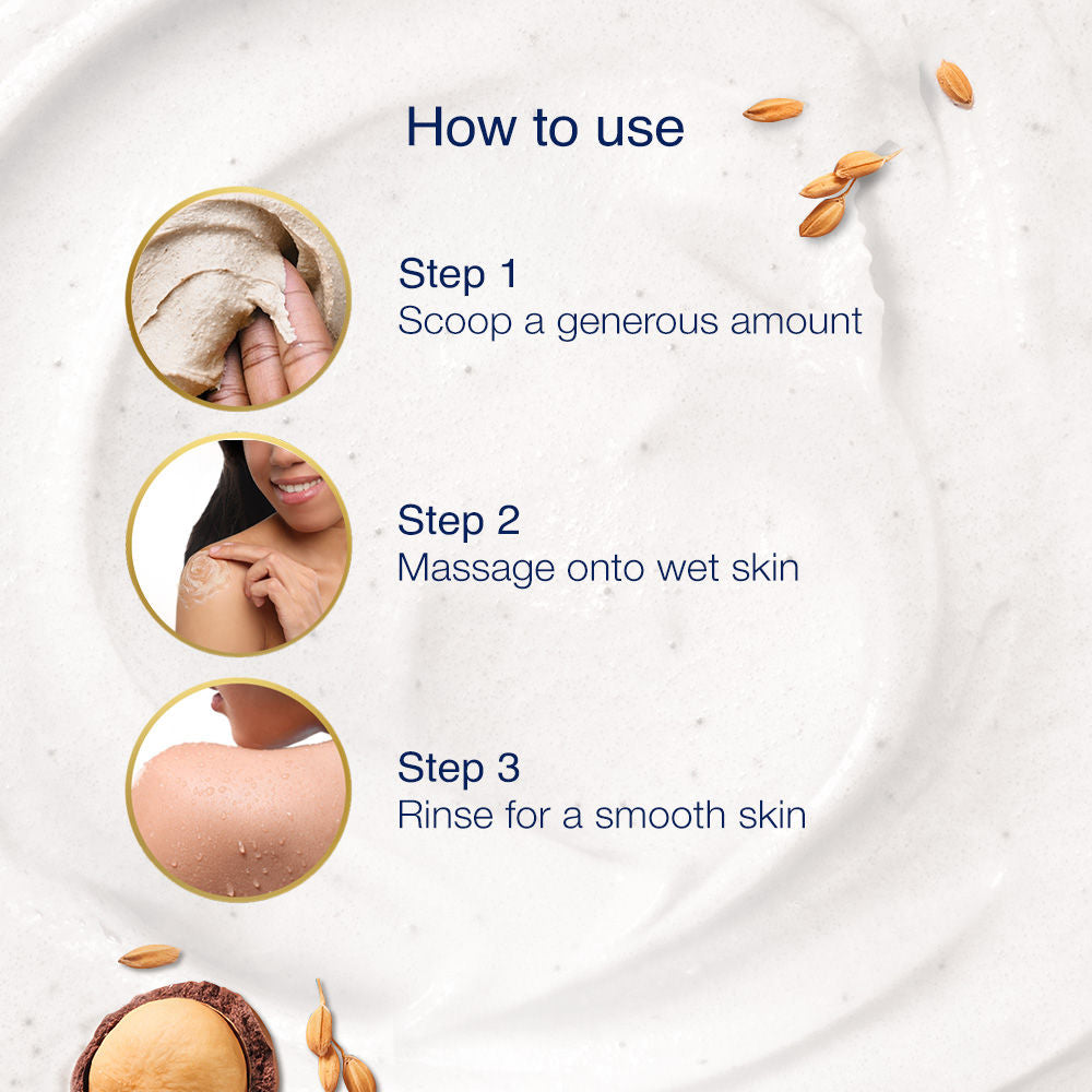 Crushed Macadamia & Rice Milk Moderate Exfoliating Body Scrub