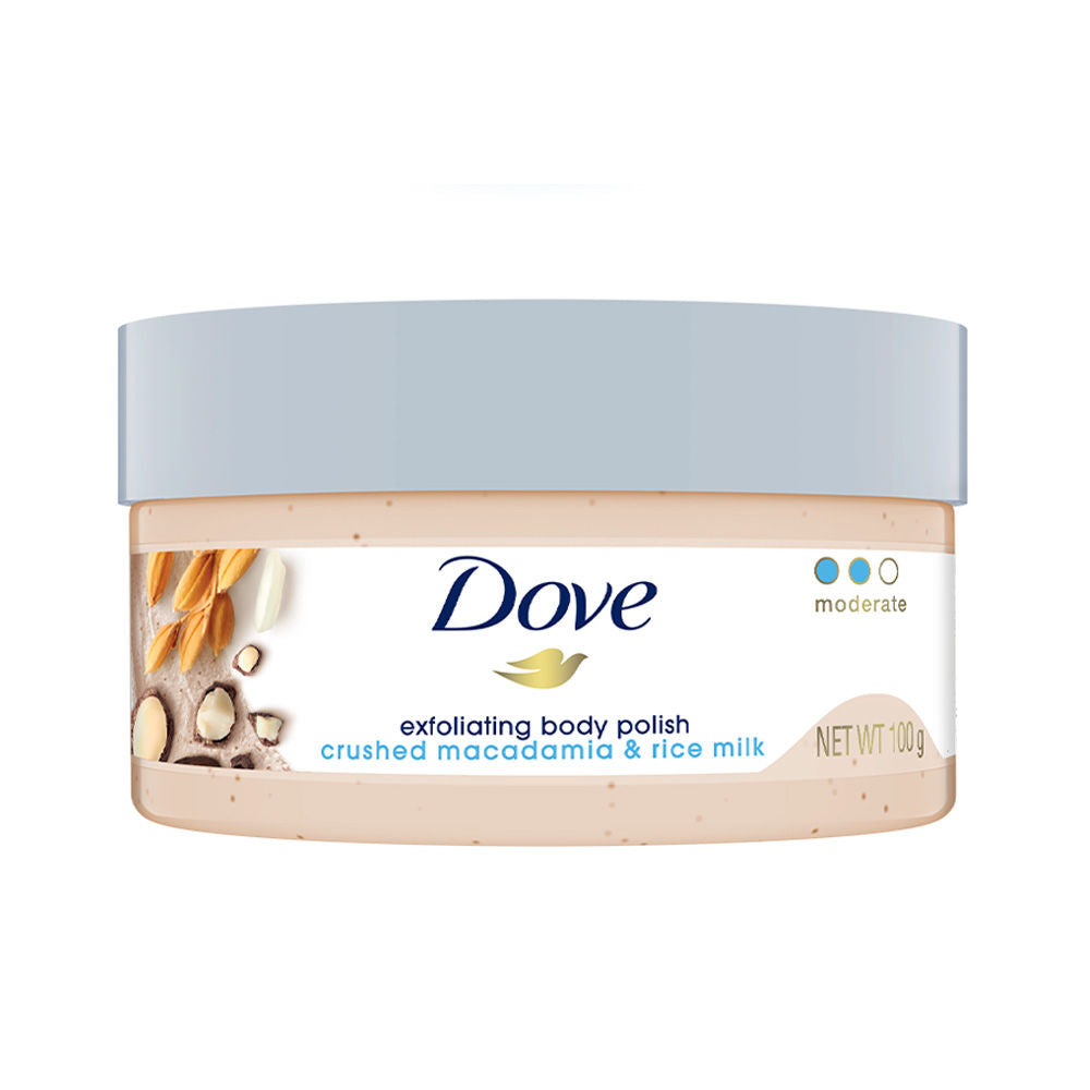 Crushed Macadamia & Rice Milk Moderate Exfoliating Body Scrub