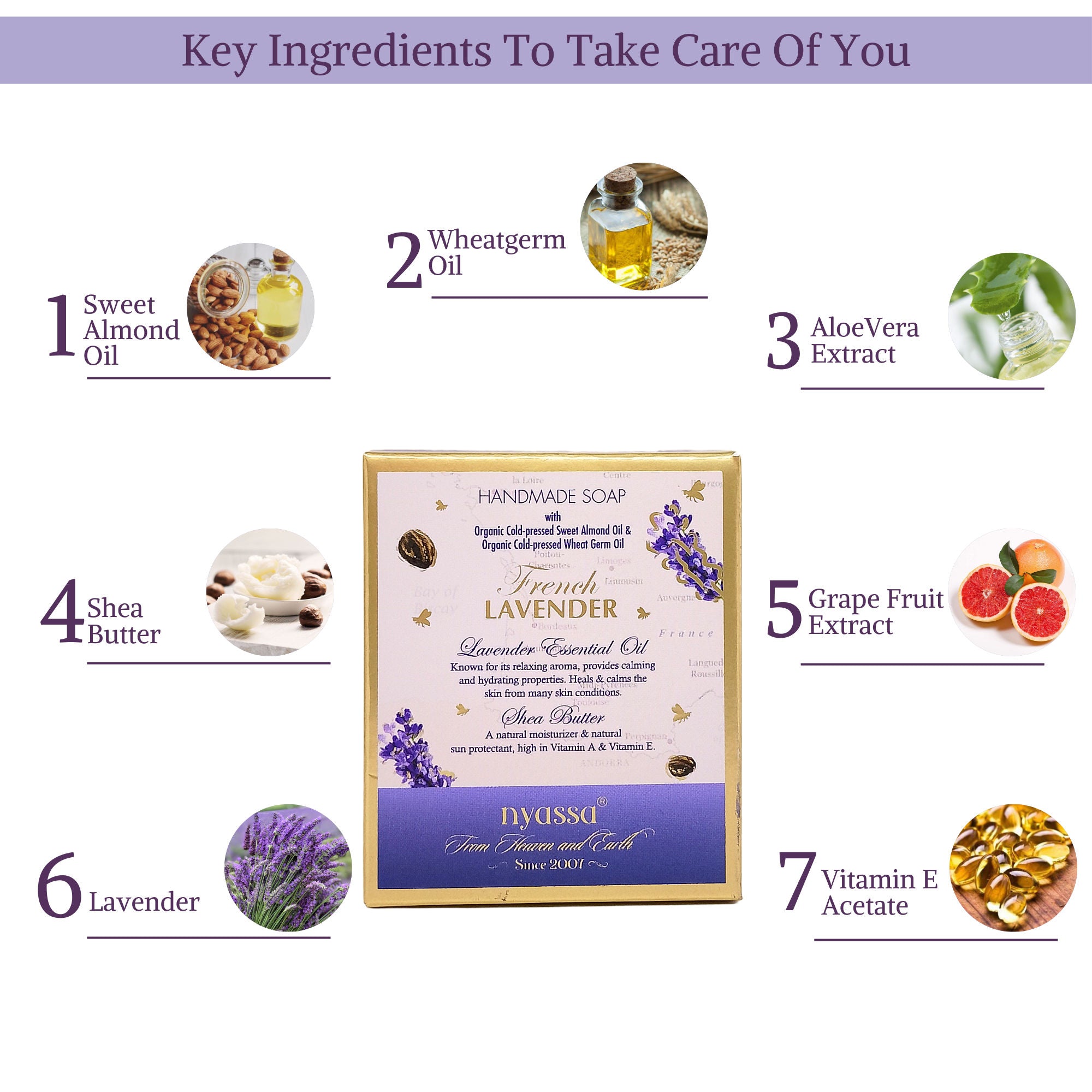Luxurious French Lavender Handmade Soap