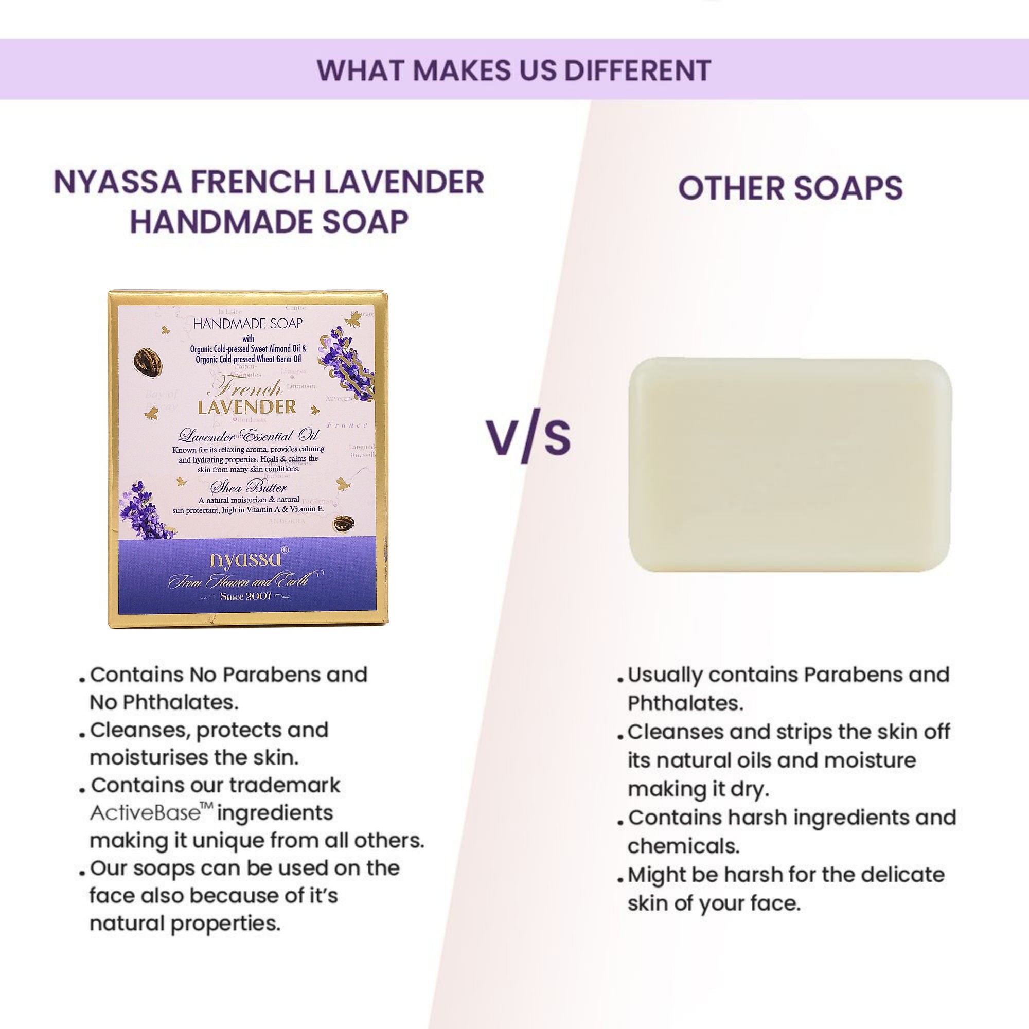 Luxurious French Lavender Handmade Soap