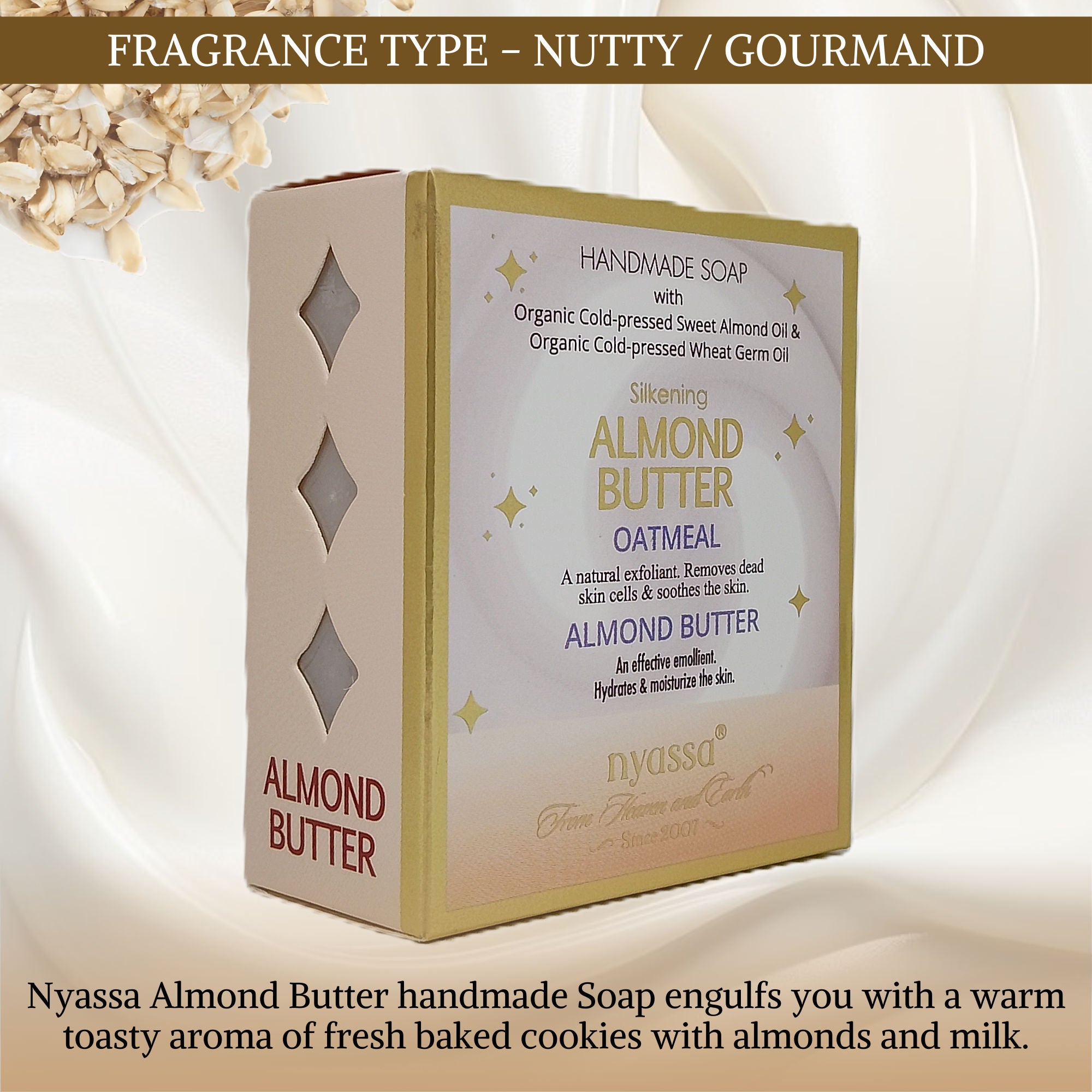 Silkening Almond Butter Luxurious Handmade Soap
