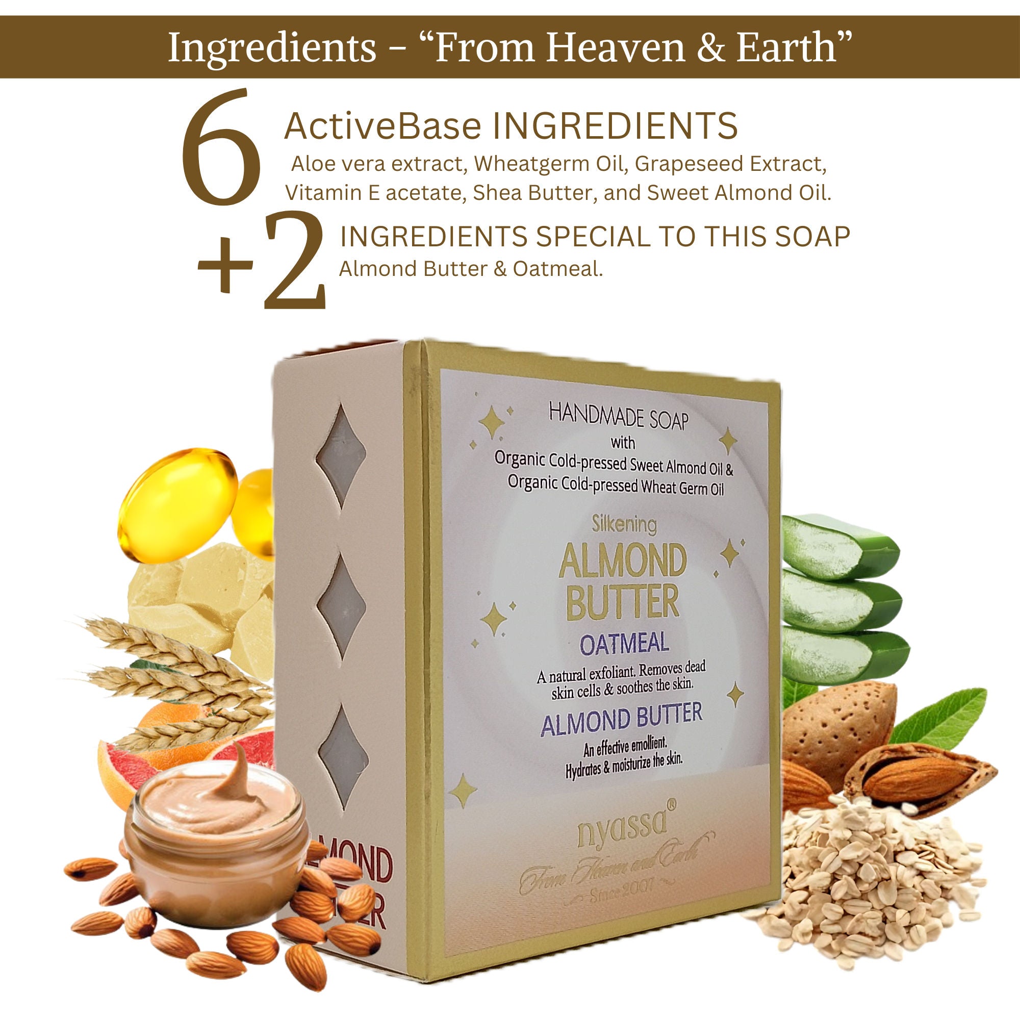 Silkening Almond Butter Luxurious Handmade Soap
