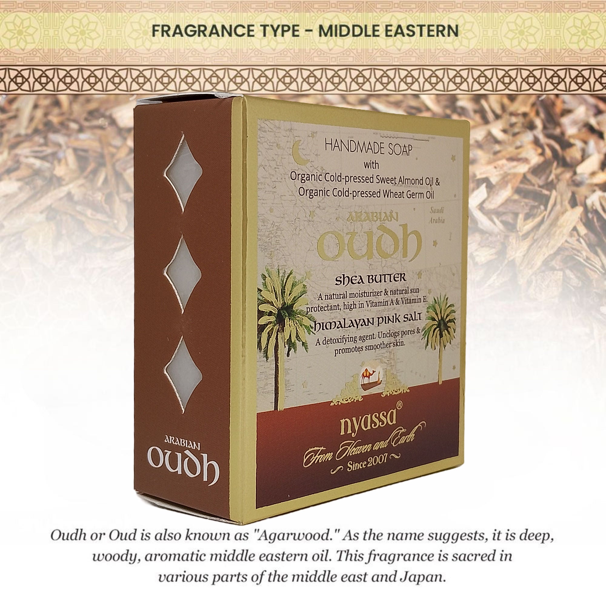 Premium Arabian Oud Handmade Natural Bathing Soap
