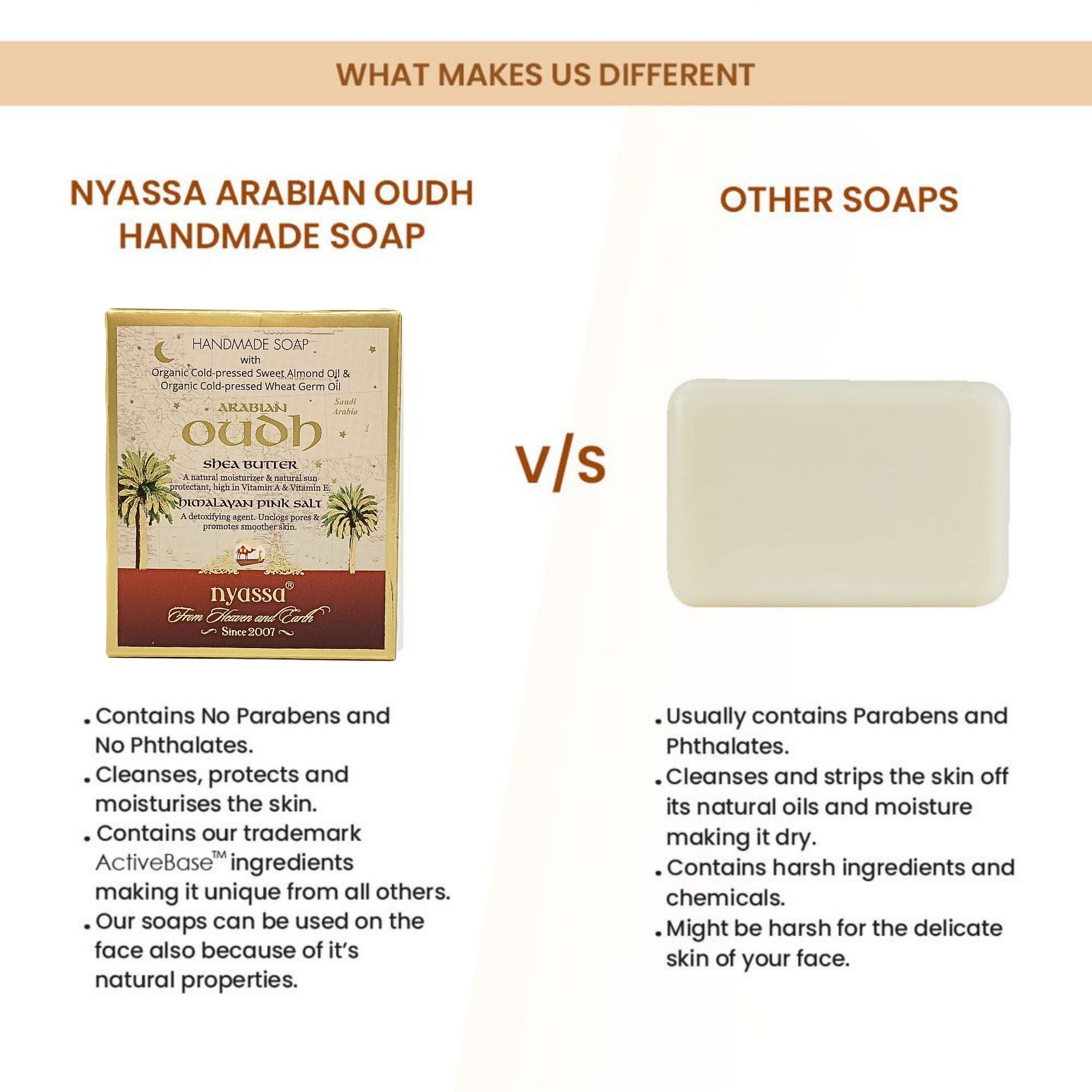 Premium Arabian Oud Handmade Natural Bathing Soap