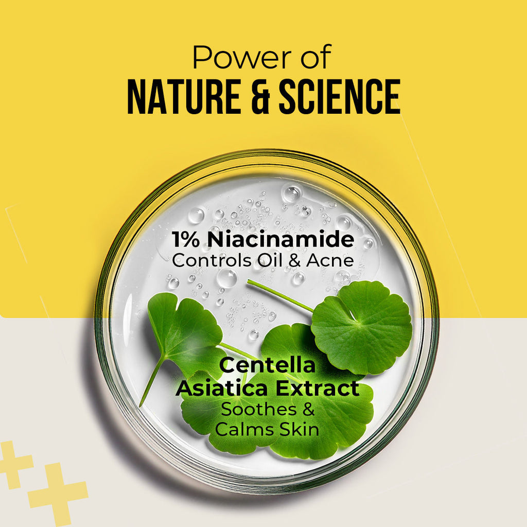 Centella & Niacinamide Sunscreen Spf 50 Pa+++ Protection For Oily & Acne-Prone Skin
