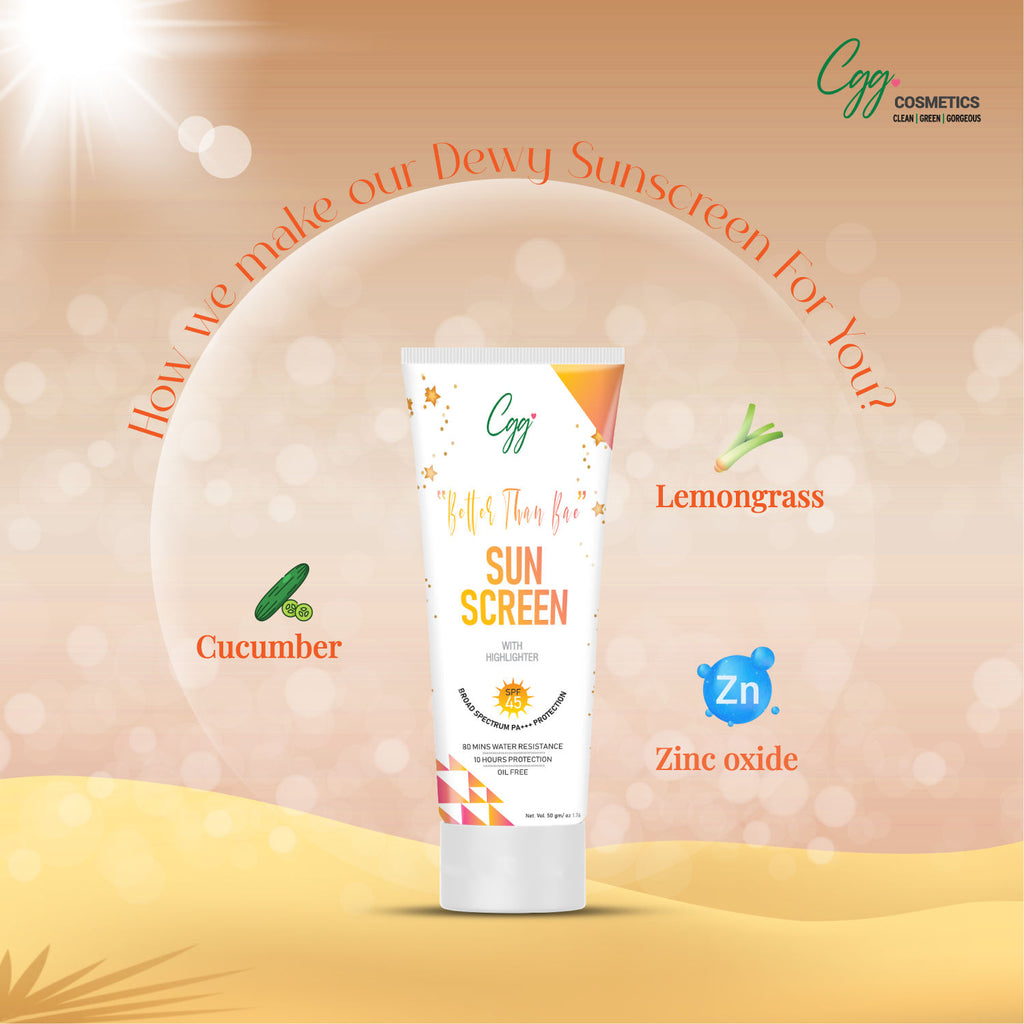 Suncreen SPF 45 + FREE CGG cosmetics Hand cream SPF 45