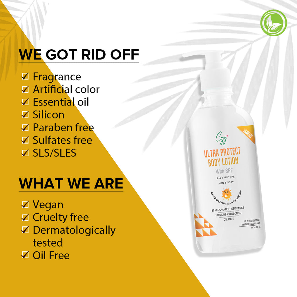 Ultra Protect Body Lotion SPF 50 + FREE CGG cosmetics Hand cream SPF 45