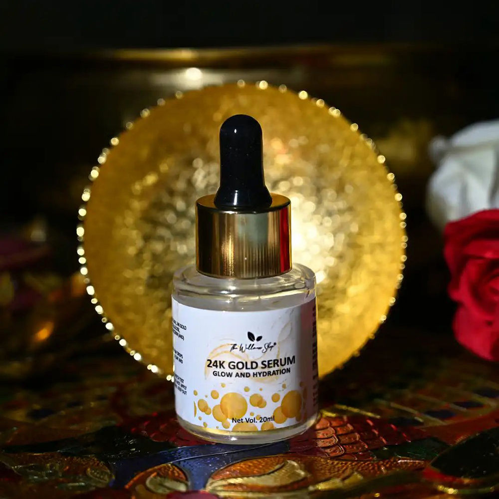 24K Gold Serum For Glow And Hydration Water Based