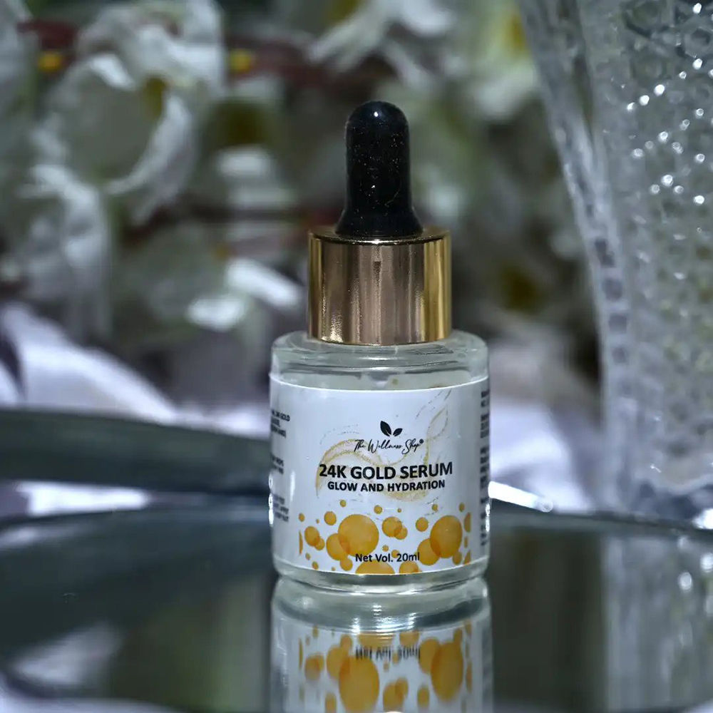 24K Gold Serum For Glow And Hydration Water Based