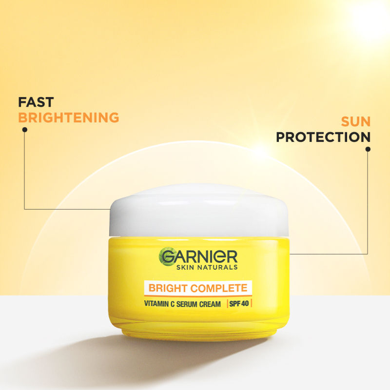 Garnier Bright Complete Vitamin C SPF40/PA+++ Serum Cream