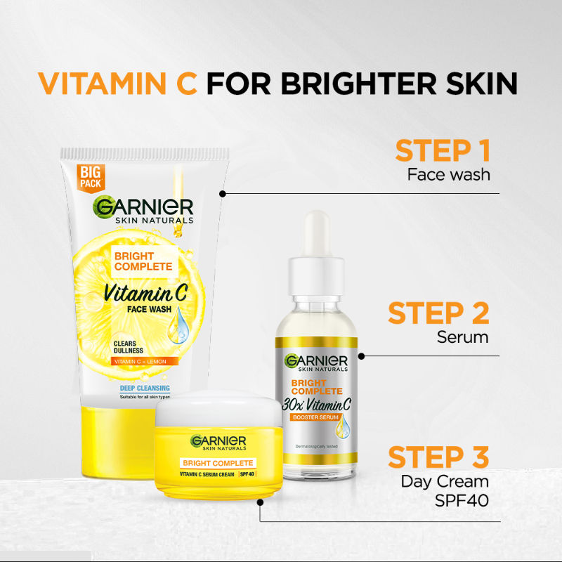 Garnier Bright Complete Vitamin C SPF40/PA+++ Serum Cream