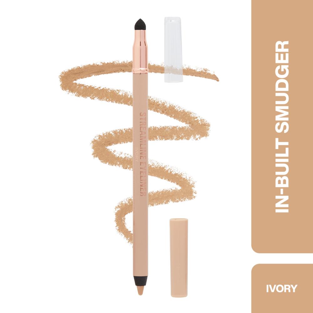 Streamline Waterline Eyeliner Pencil-Ultra Creamy Smudge Proof Smokey Looks - Ivory