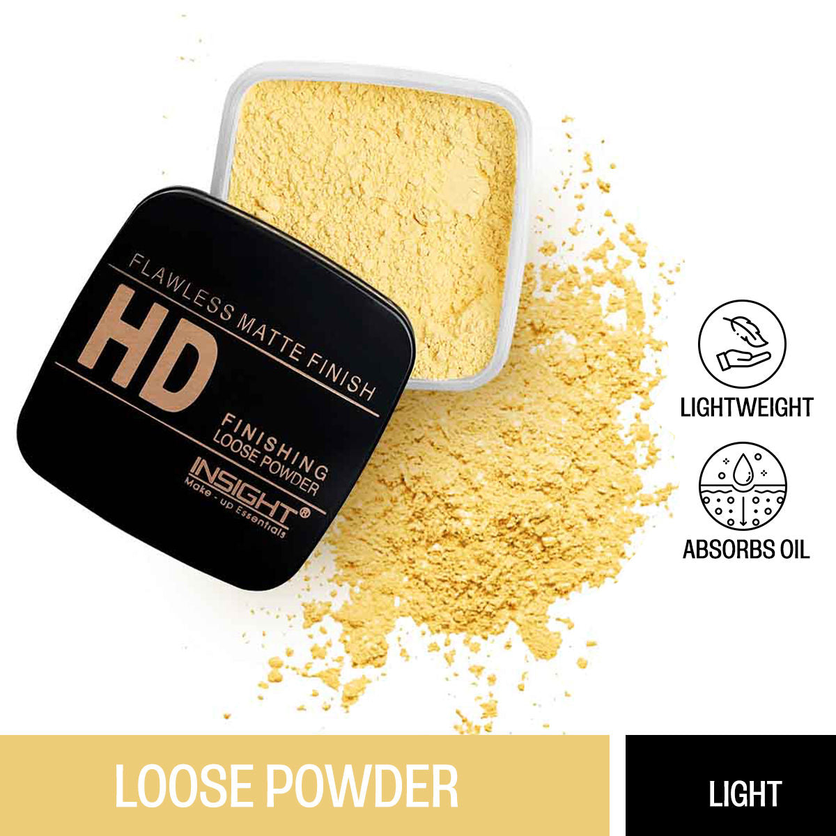 Hd Finishing Loose Powder, Oil Control, Light Weight &Transferproof - Light
