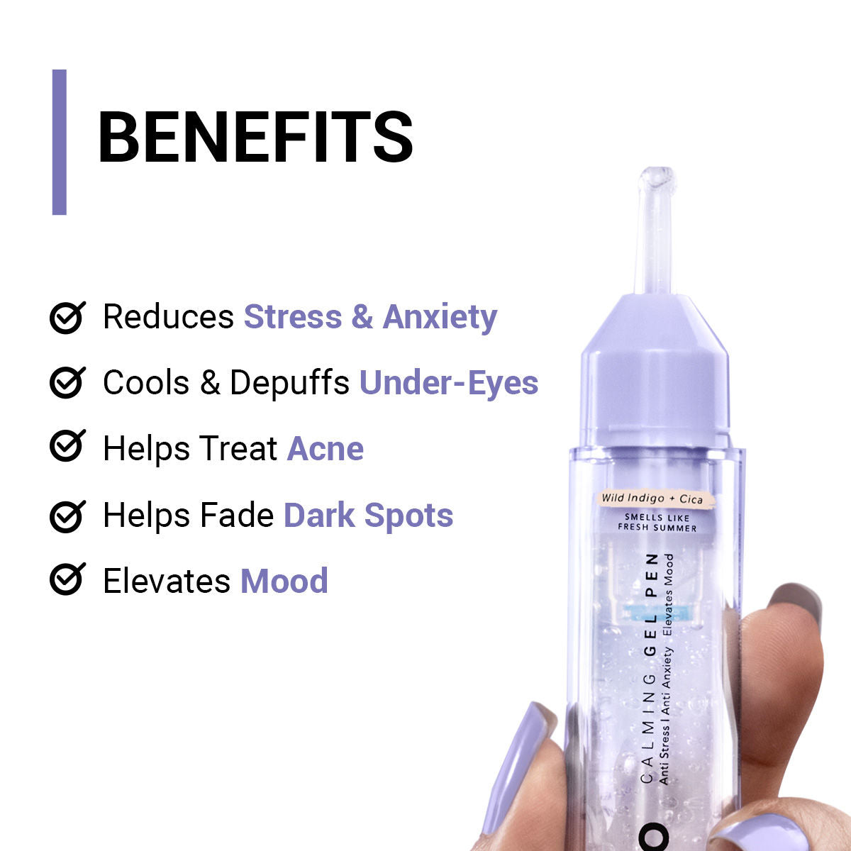 Gel Pen Under Eye Cream for Dark Circles, Puffiness, Stress Relief