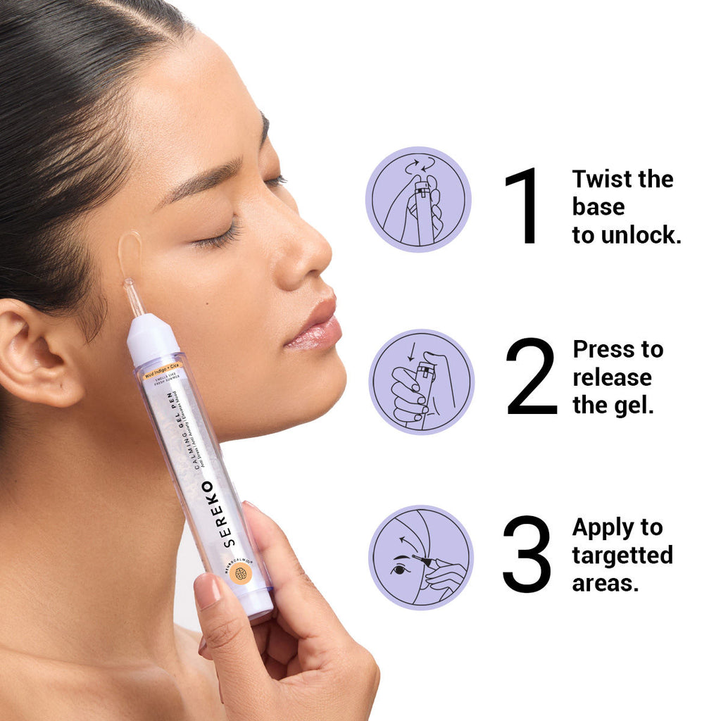Gel Pen Under Eye Cream for Dark Circles, Puffiness, Stress Relief