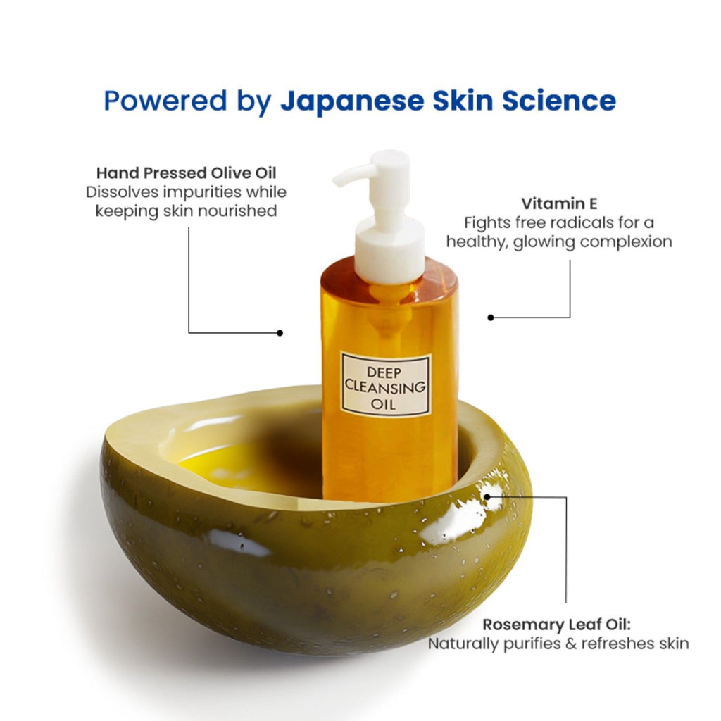 Deep Cleansing Oil, Makeup Remover For All Skin Types