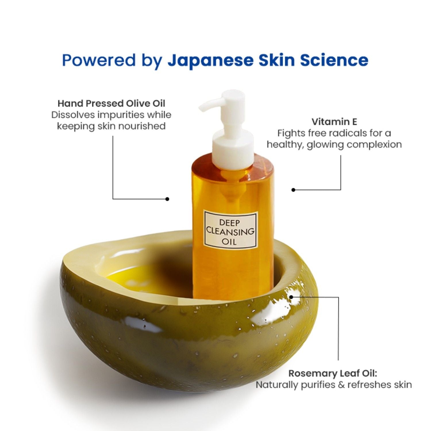 Deep Cleansing Oil, Makeup Remover For All Skin Types