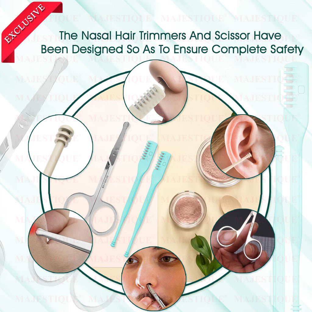 Nasal Hair Trimmers With Safety Scissor