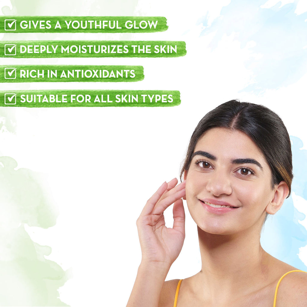 Aloe Ashwagandha Gel, For Face, With Aloe Vera & Ashwagandha For A Youthful Glow