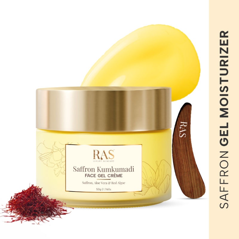 Saffron Kumkumadi Face Gel Creme With Aloevera & Red Algae