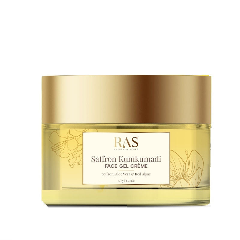 Saffron Kumkumadi Face Gel Creme With Aloevera & Red Algae