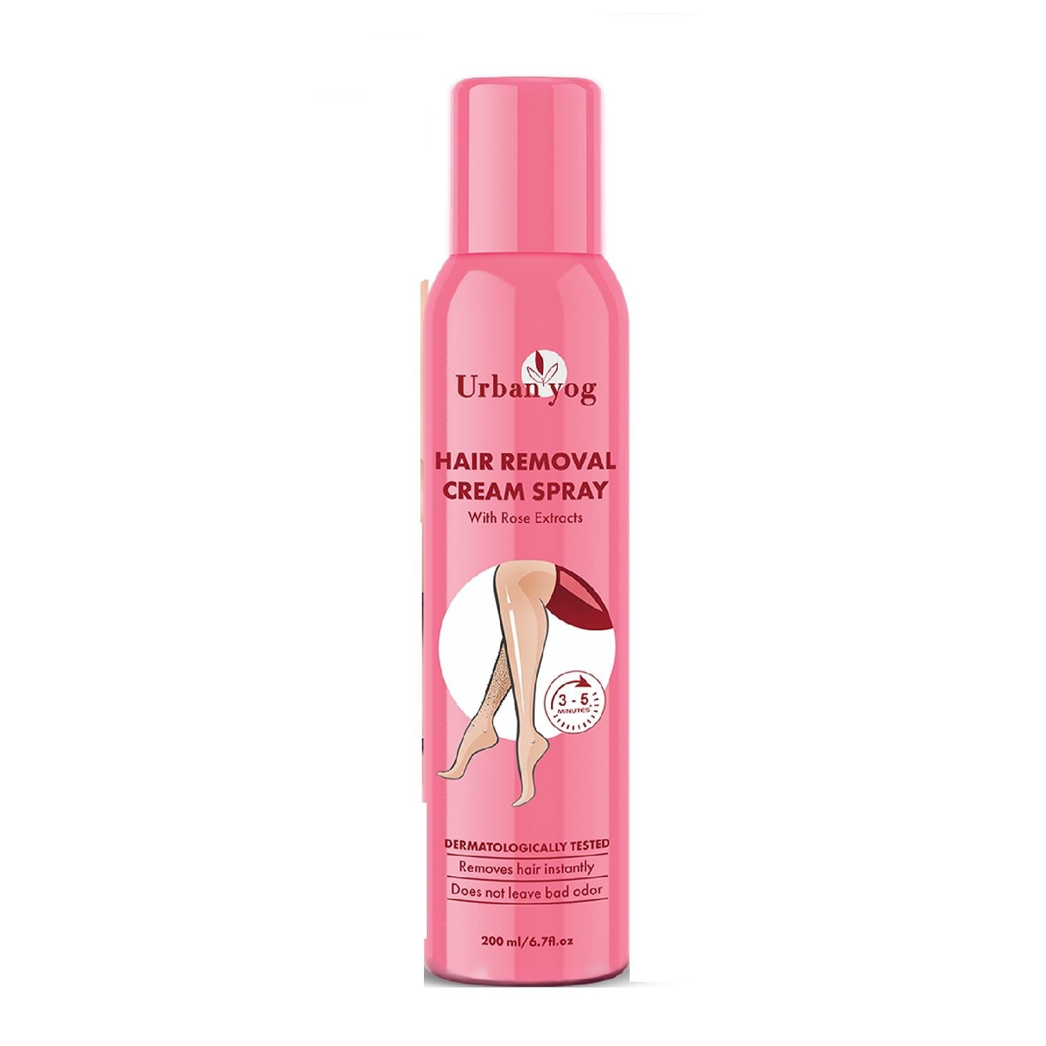 Hair Removal Cream Spray With Rose Extracts