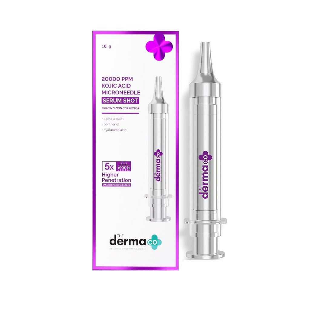 20000 PPM Kojic Acid Microneedle Face Serum Shot for Pigmentation & Skin Renewal