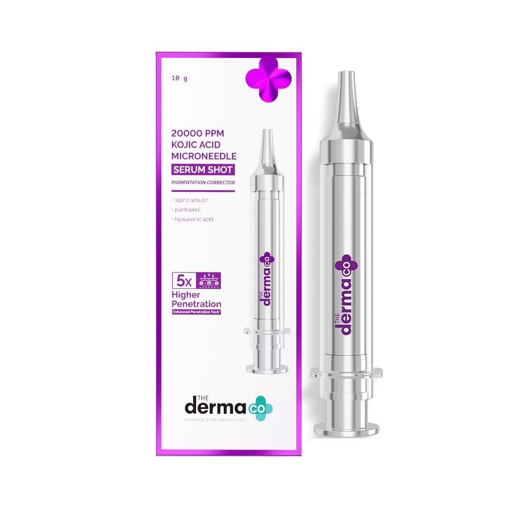 20000 PPM Kojic Acid Microneedle Face Serum Shot for Pigmentation & Skin Renewal