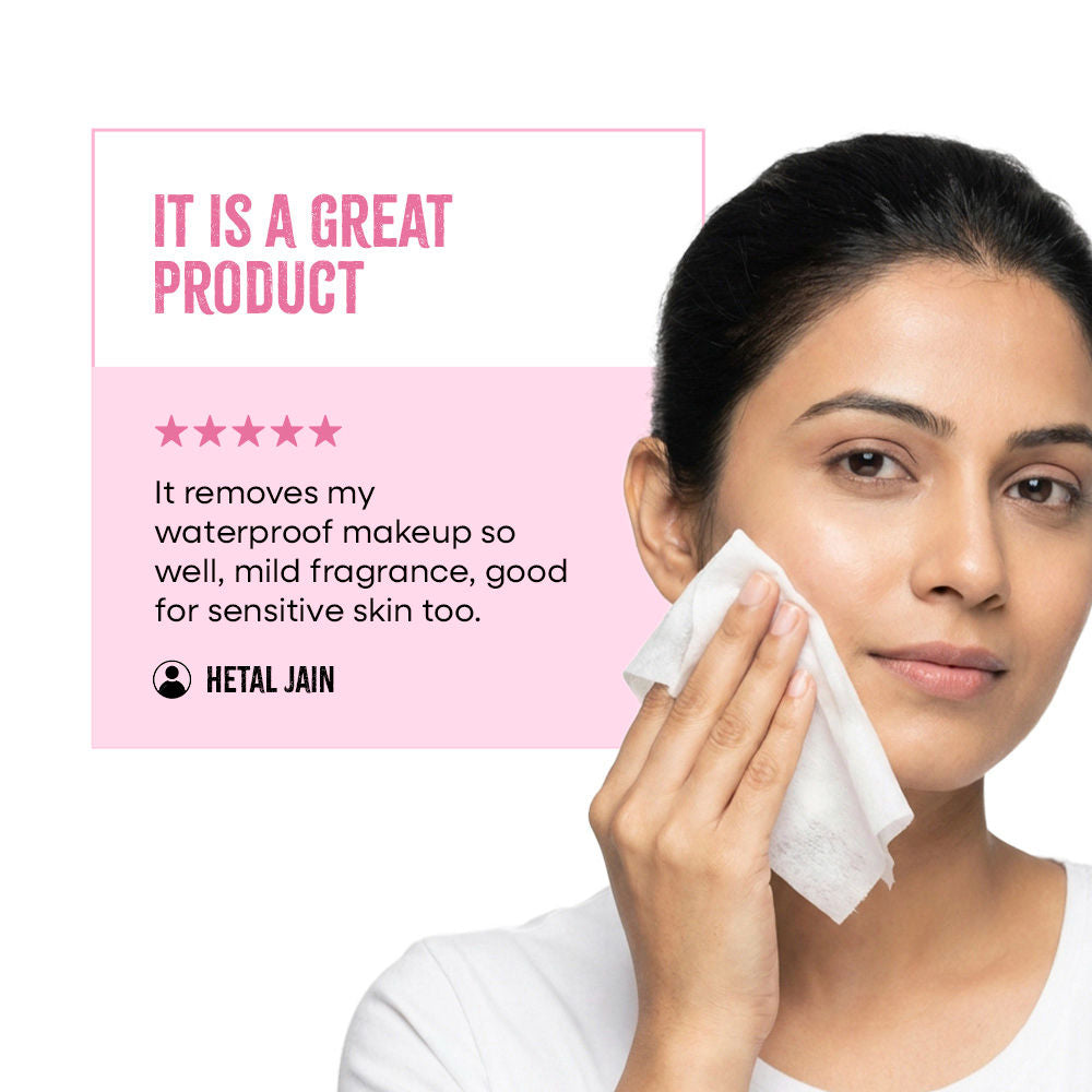 Nykaa Makeup Remover Wipes (30pcs) Ultra-Soft,Gentle Wipes (20cmx15cm)For Instant Cleanse & Refresh