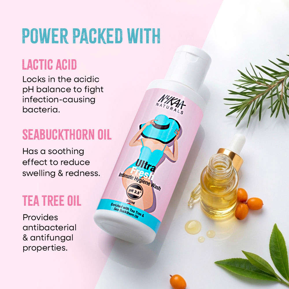 Nykaa Naturals Ultra Fresh Intimate Hygiene Wash PH 3.5 For Women