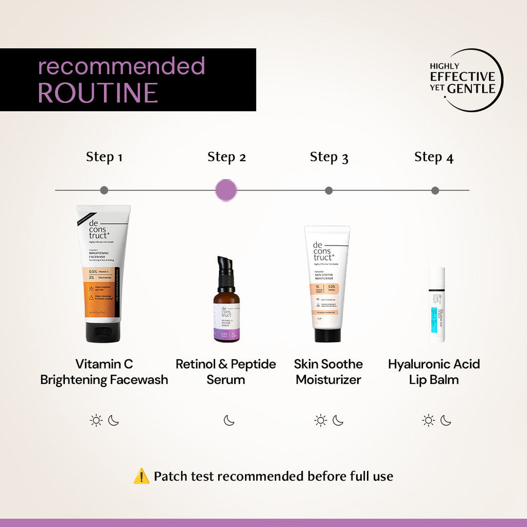 Retinol & Peptide Serum, 0.2% Retinol + 1% Peptide, Anti-Aging