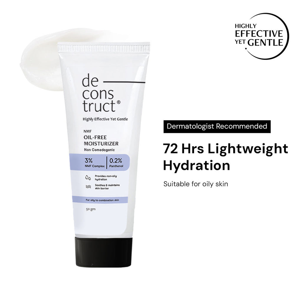 Oil-Free Moisturizer, Lightweight, Non-Sticky, 72H Hydration