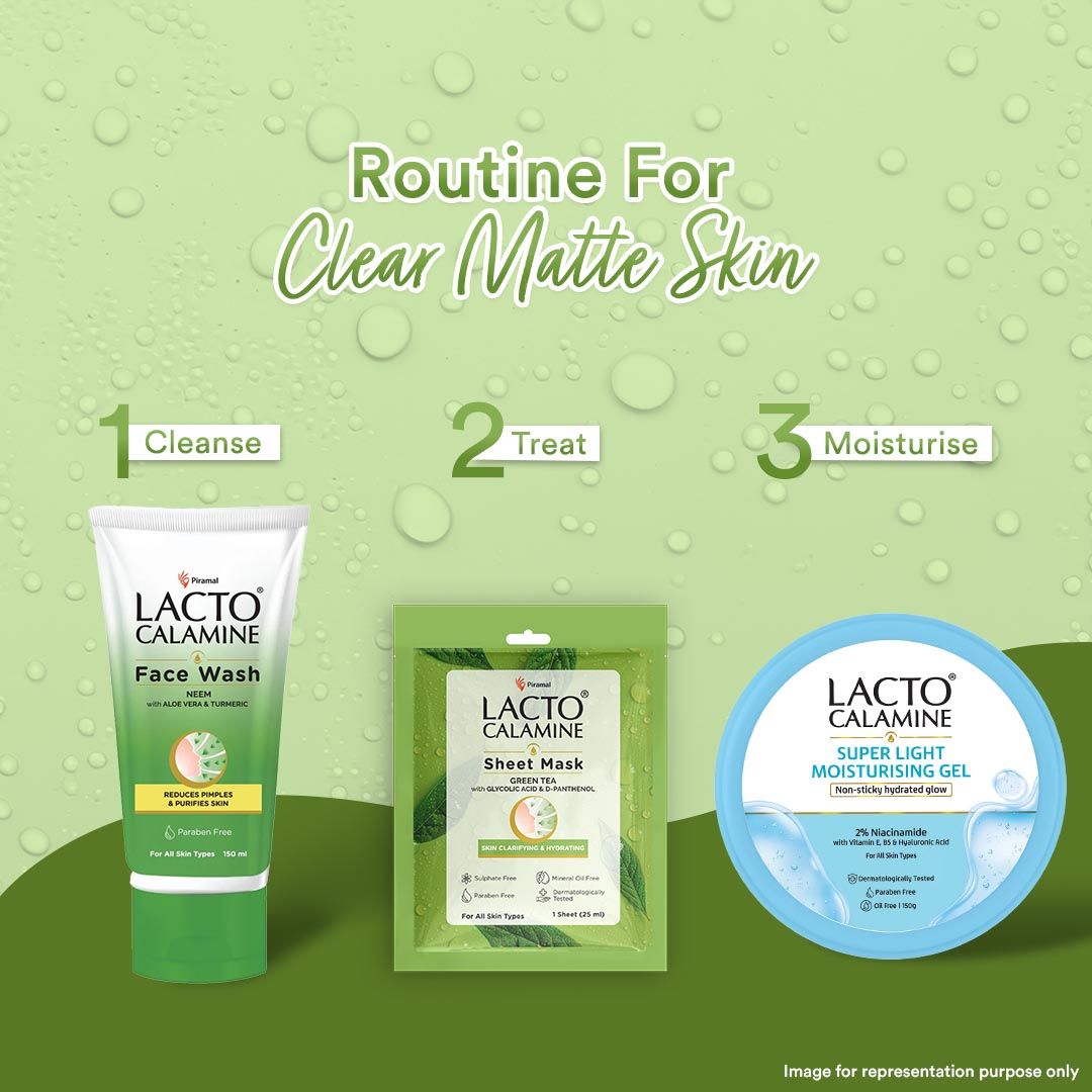 Green Tea Face Sheet Mask for Hydration, Calm & Clear Skin that Soothes Acne